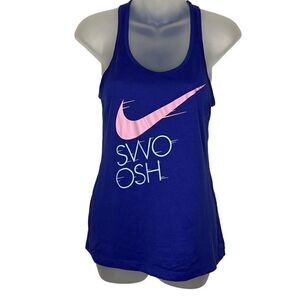 Nike Swoosh Dri-Fit Athletic Cut Sleeveless
Racerback Tank Top Small